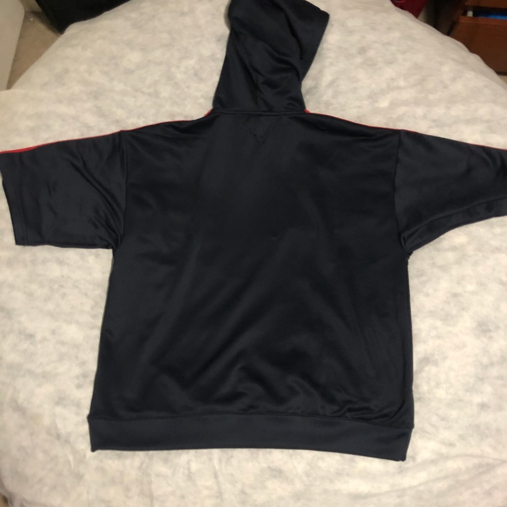 Tommy Hilfiger Spell Out Zip Hoodie Short Sleeve - Picture 7 of 7